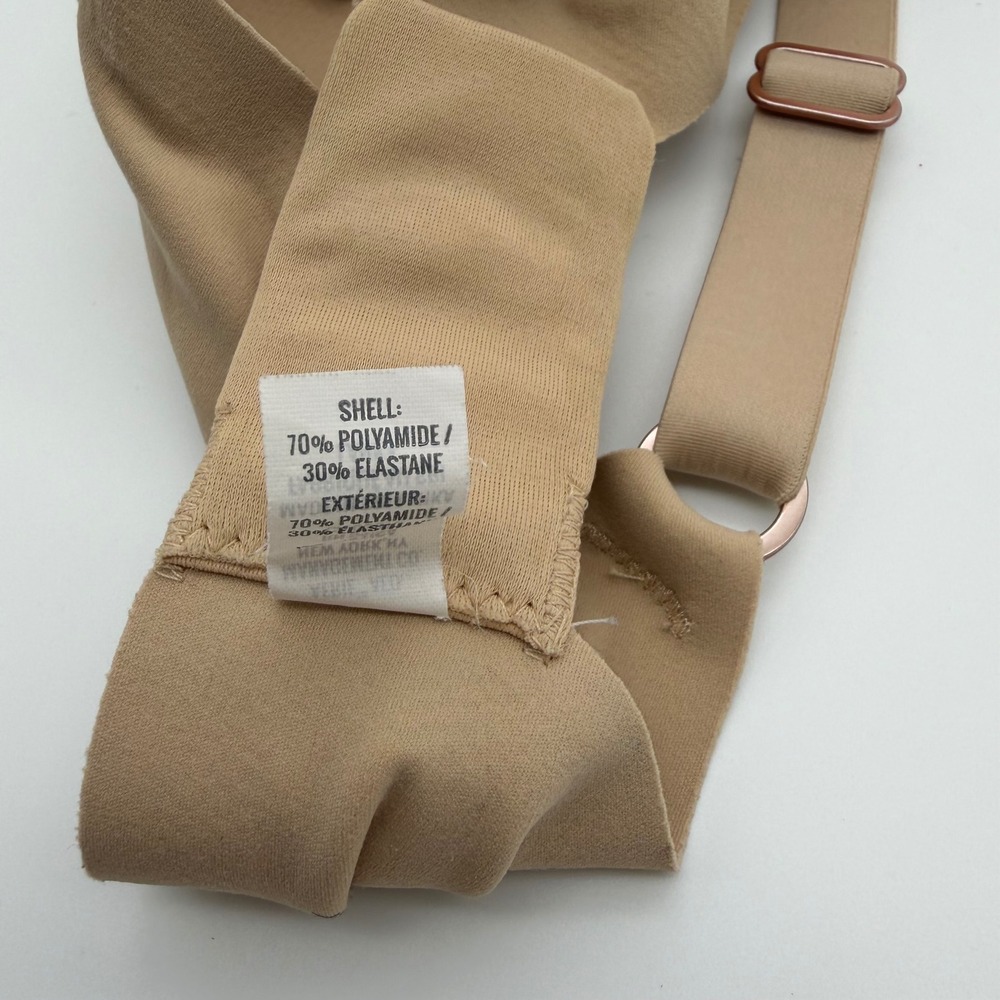 Aerie Real Free Padded Bra Bralette Tan Nude Wireless Seamless Bra Medium M - Picture 4 of 4